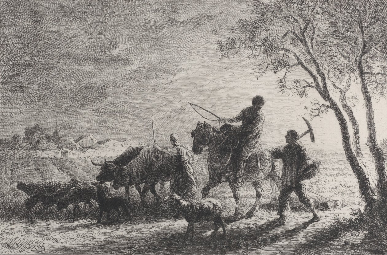 Floresta. de Charles Emile Jacque