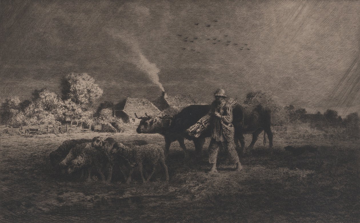 Floresta. de Charles Emile Jacque