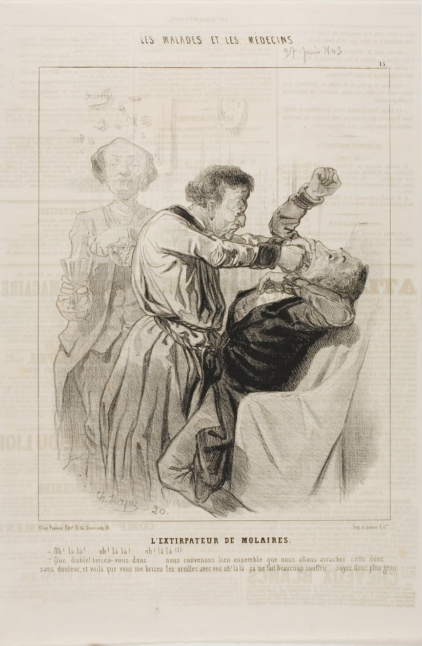 O Extrator de Dentes (placa 15) de Charles Emile Jacque