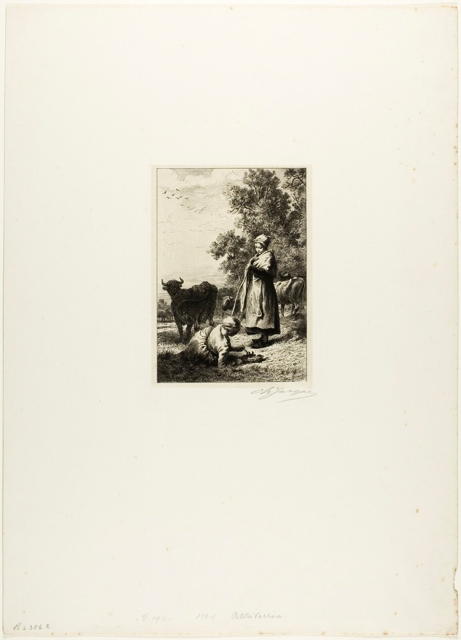 Jovens vaqueiros de Charles Emile Jacque