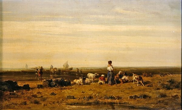 Parada junto ao mar de Charles Émile de Tournemine