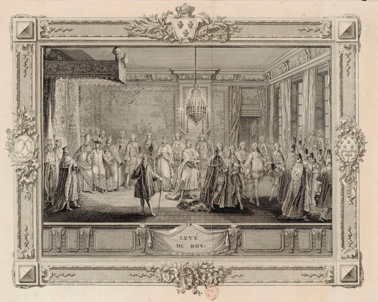 Levé du Roy O dique do rei Luís XVI, 1774-1775 . de Charles Emmanuel Patas