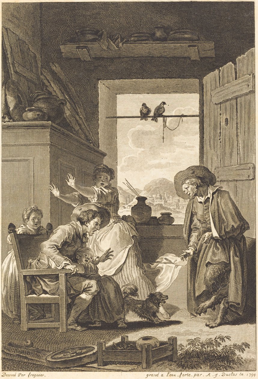 Belphegor de Charles Emmanuel Patas and Antoine Jean Duclos after Jean Honoré Fragonard