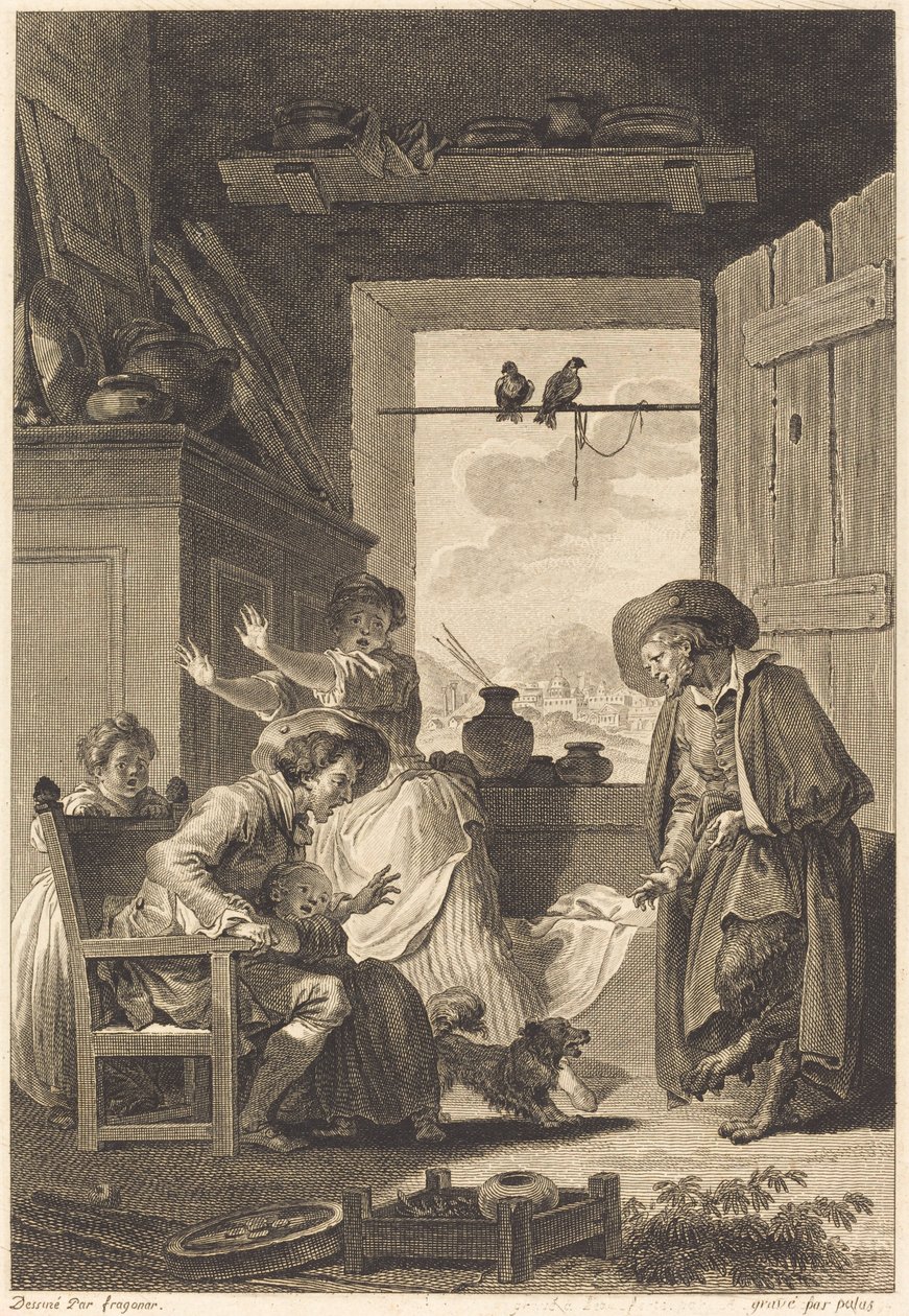 Belphegor de Charles Emmanuel Patas and Antoine Jean Duclos after Jean Honoré Fragonard