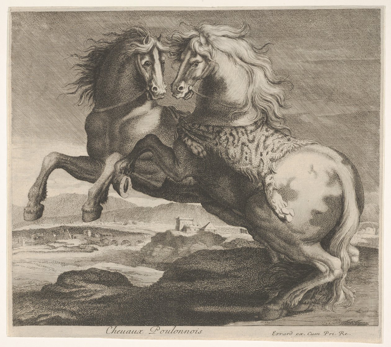 Cavalos Poulonnais. de Charles Errard le fils
