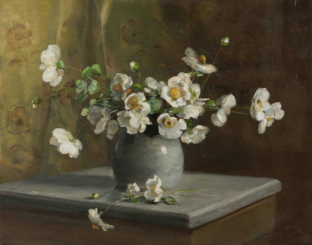 Natureza morta floral de Charles Ethan Porter