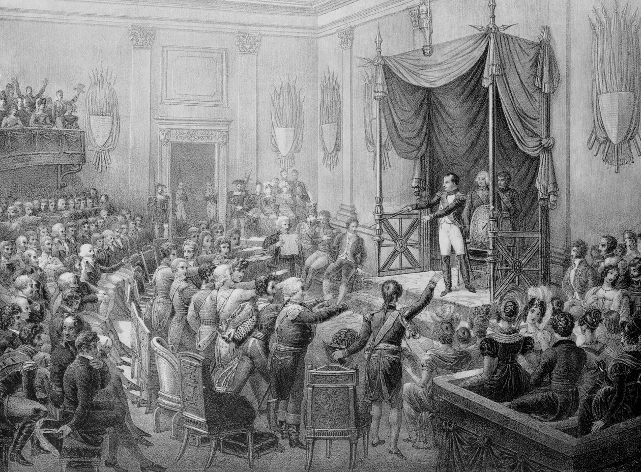 Formação da Confederação do Reno, 1806 de Charles Etienne Pierre Motte