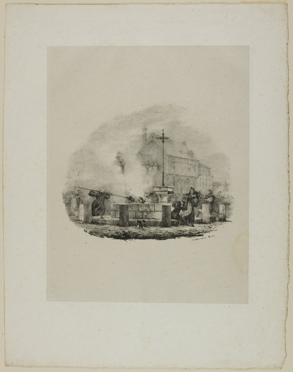 Cena Dramática Desconhecida de Charles Etienne Pierre Motte