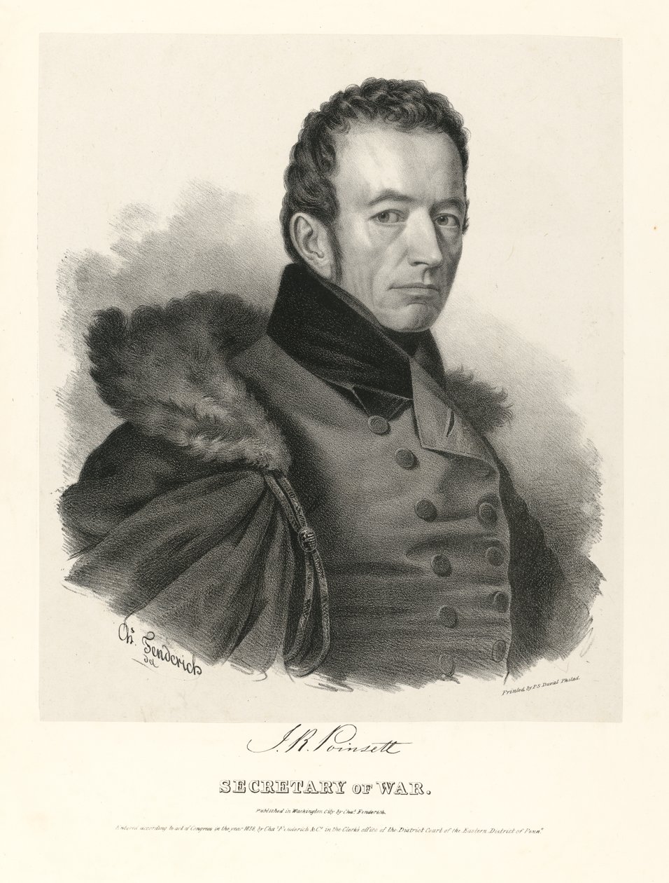 Joel Roberts Poinsett de Charles Fenderich