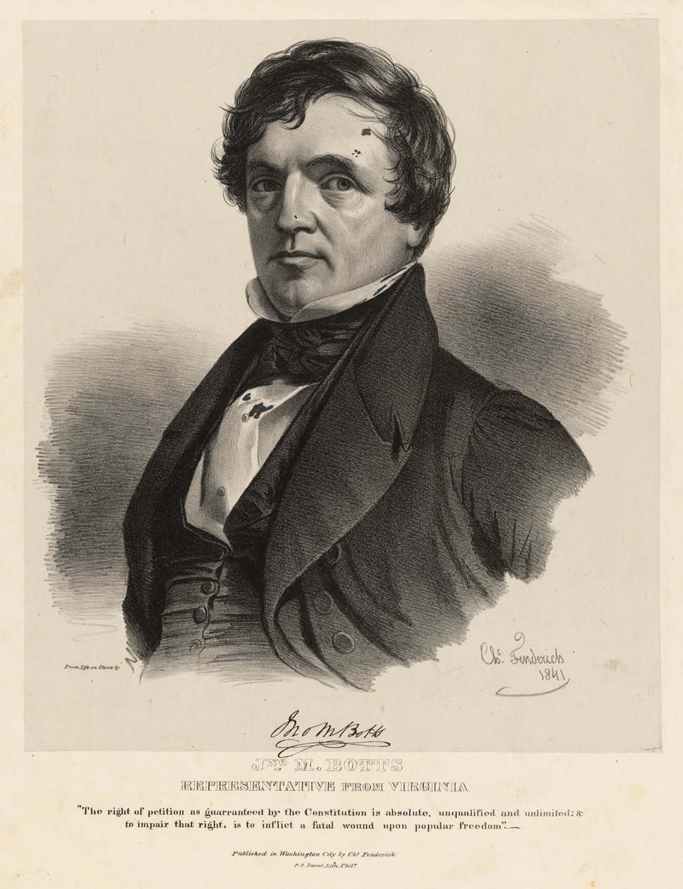 John Minor Botts de Charles Fenderich
