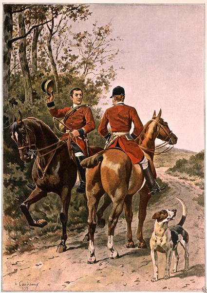 O Rendez-Vous, gravado por Rougeron-Vignerot, 1892 de Charles Fernand de Condamy