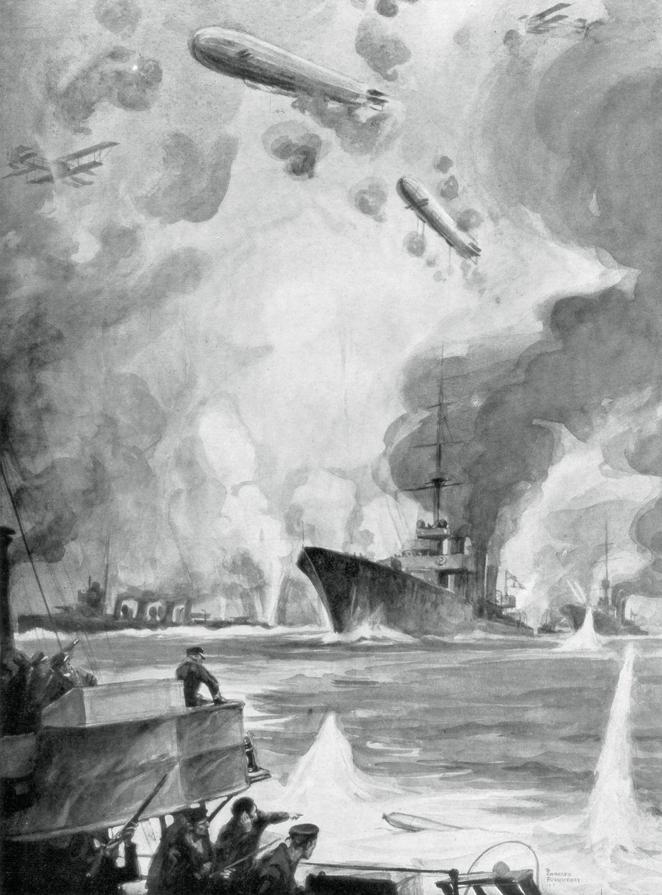 Cuxhaven Raid, 25 de dezembro de 1914, 1926. de Charles Fouqueray