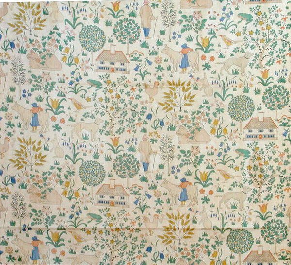 A Casa que Jack Construiu, fabricada por Morton Sundour de Charles Francis Annesley Voysey