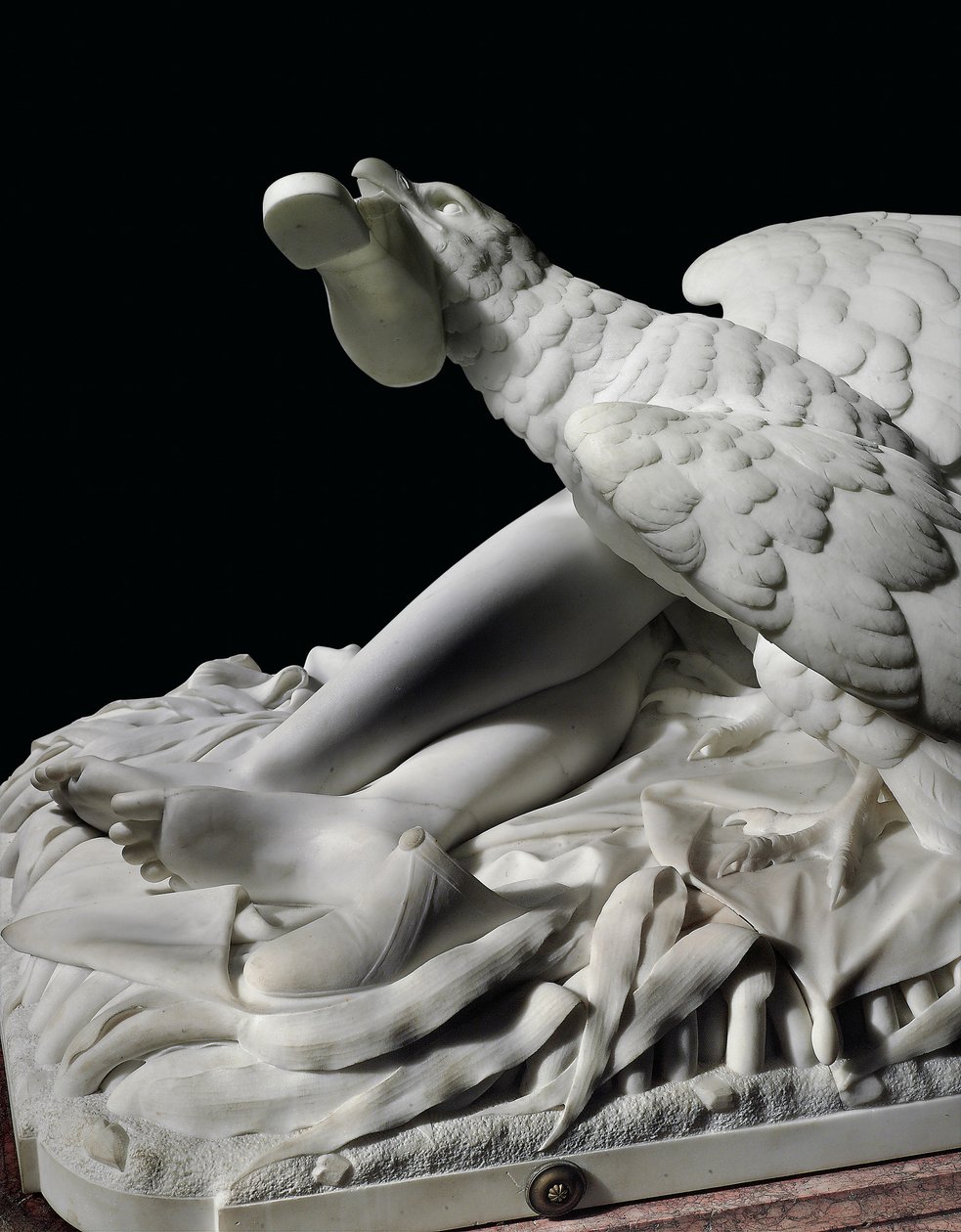 Uma figura em tamanho natural de Rhodopis no pedestal, 1862 de Charles Francis Fuller