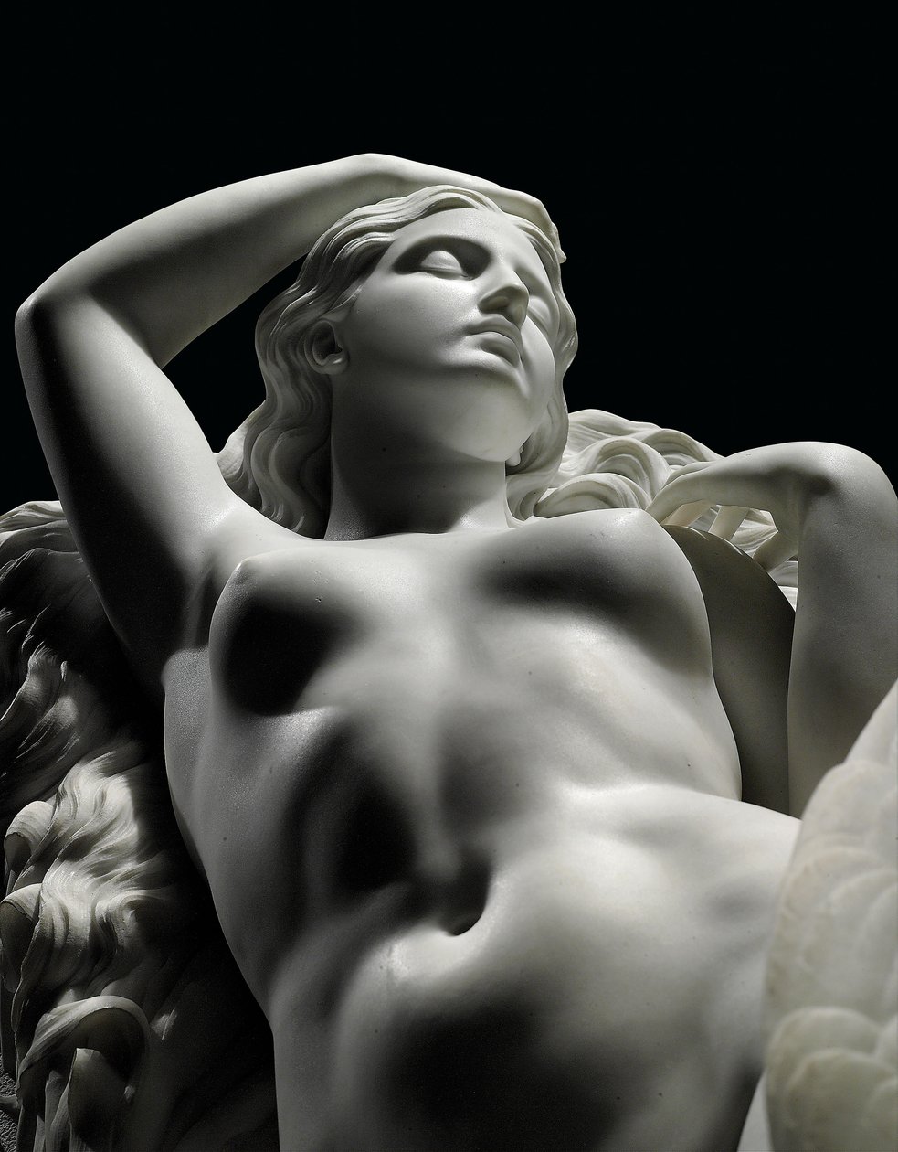 Uma figura em tamanho real de Rhodopis no pedestal, 1862 de Charles Francis Fuller