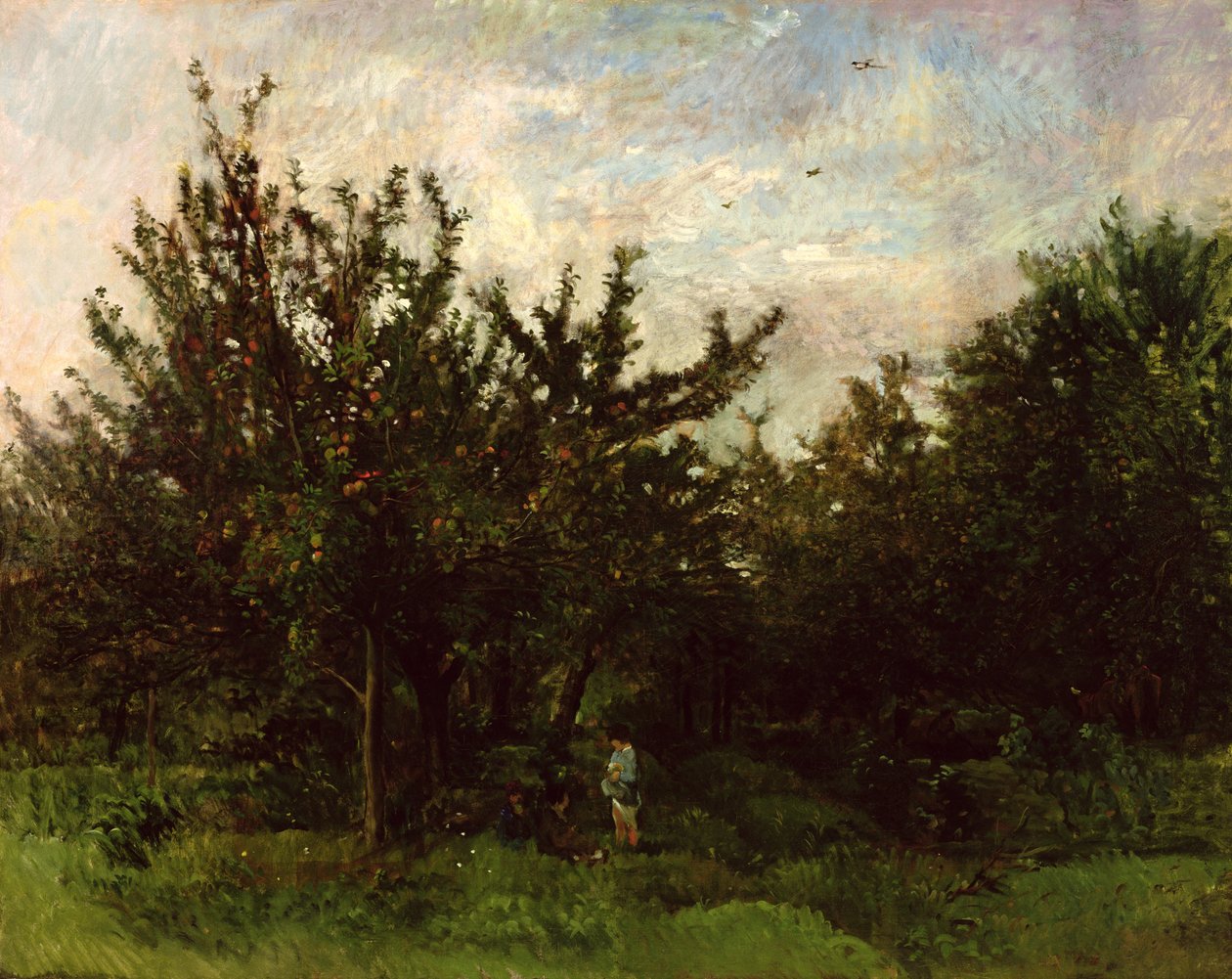 Um pomar de maçã de Charles Francois Daubigny