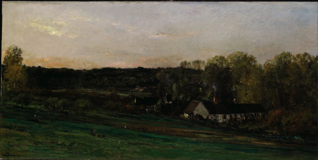 Casa da Mãe Bazot, 1874 de Charles Francois Daubigny