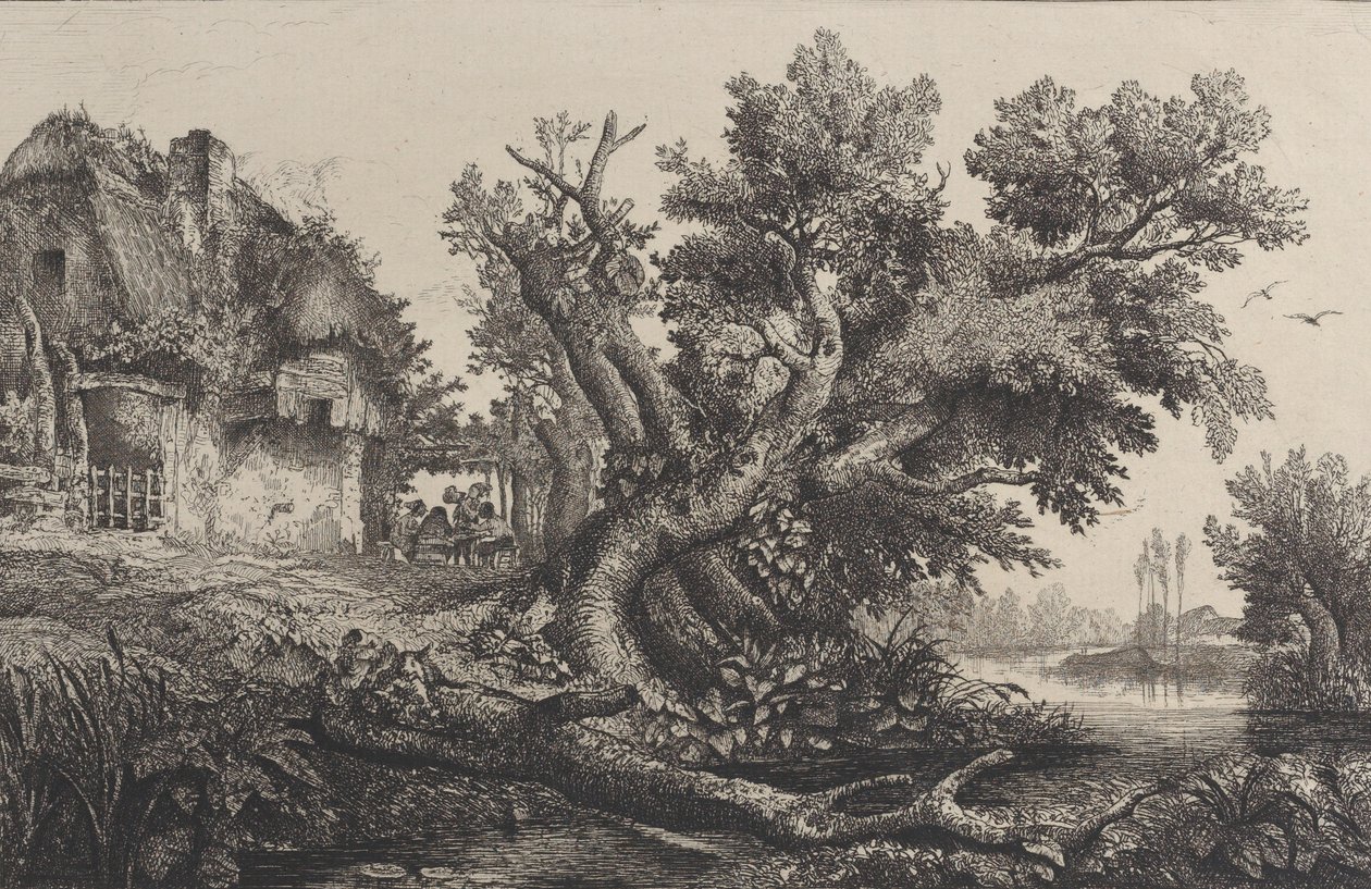 A Árvore, 1838. de Charles Francois Daubigny