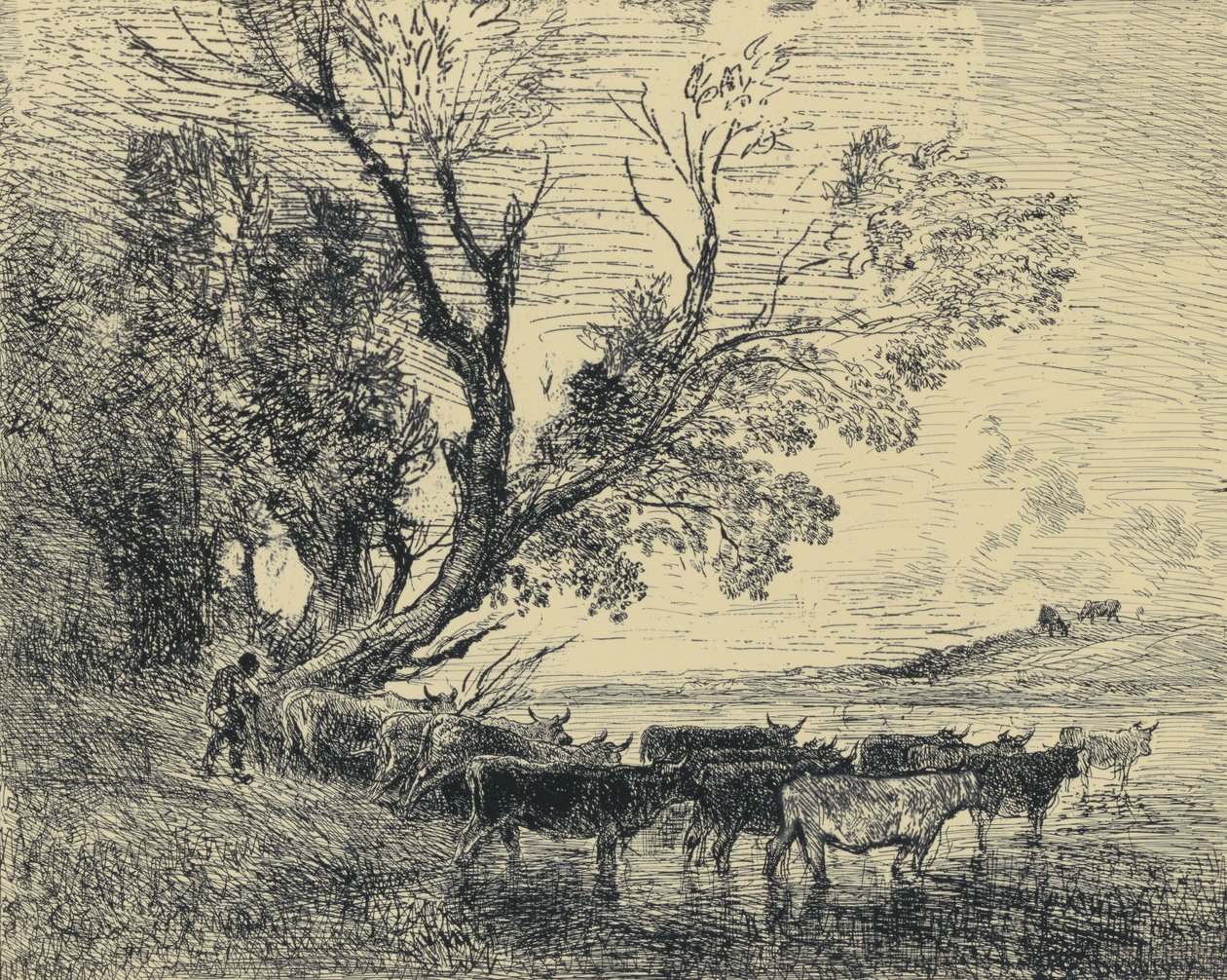O Gué de Charles Francois Daubigny