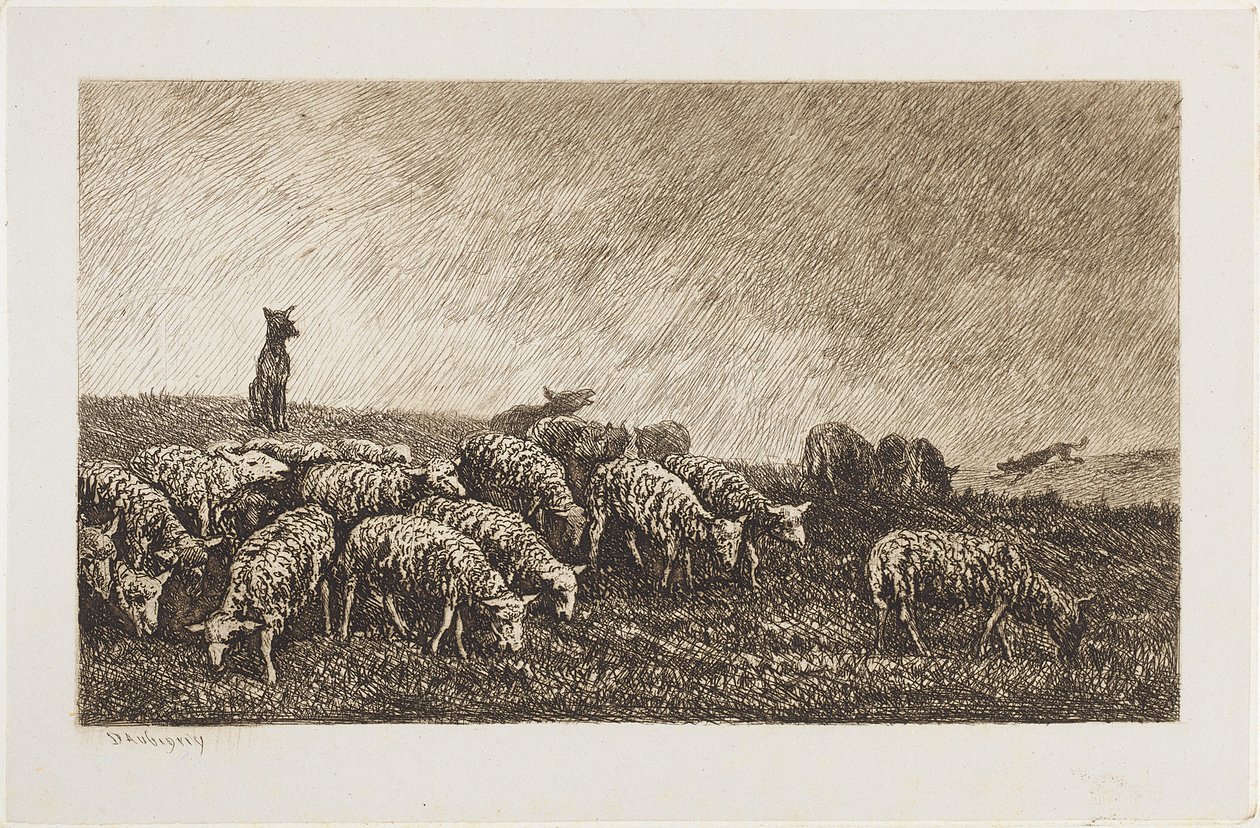 O relógio do cão de Charles Francois Daubigny