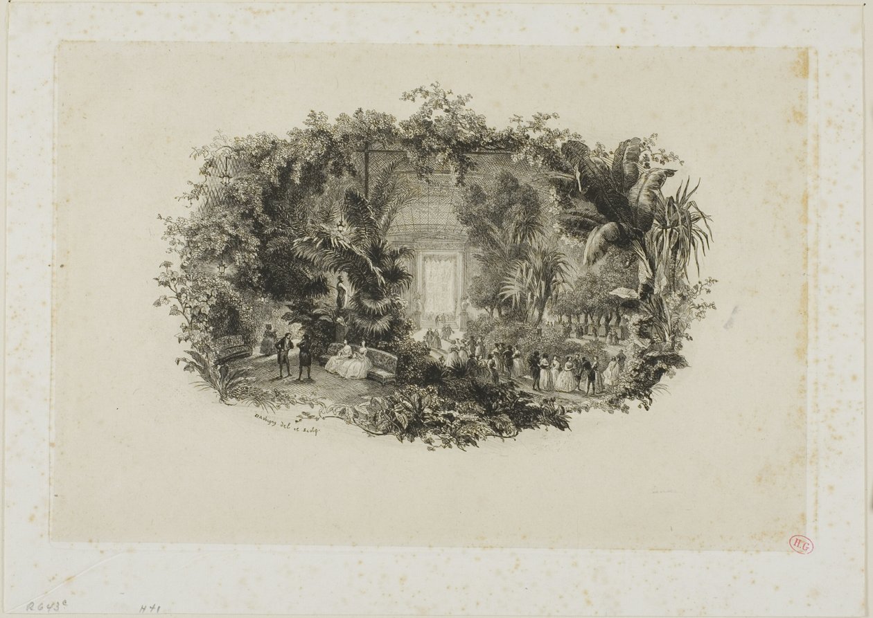 O Jardim de inverno de Charles Francois Daubigny