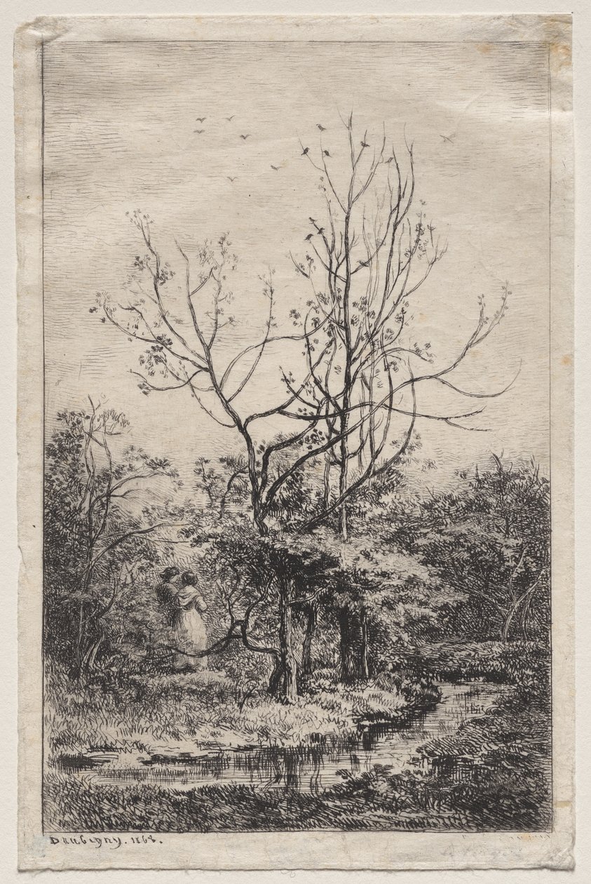O pomar de Charles Francois Daubigny