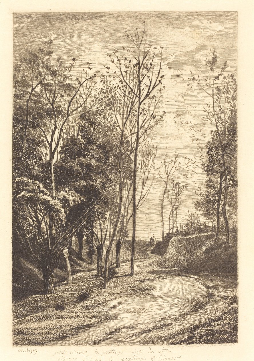 Passarinhos de Charles Francois Daubigny