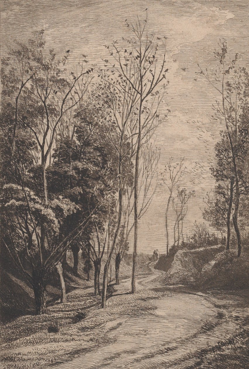 Passarinhos, 1850. de Charles Francois Daubigny