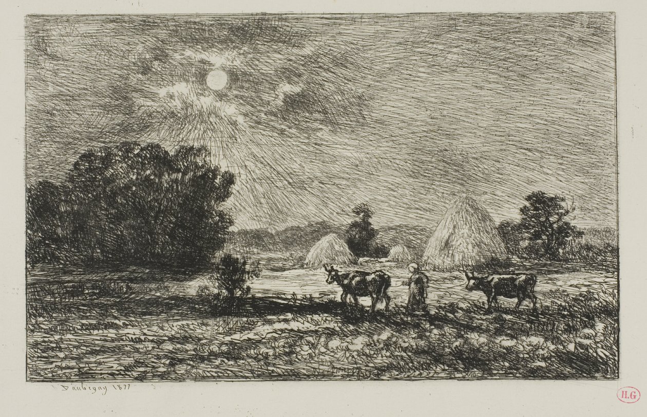 Luar em Valmondois de Charles Francois Daubigny