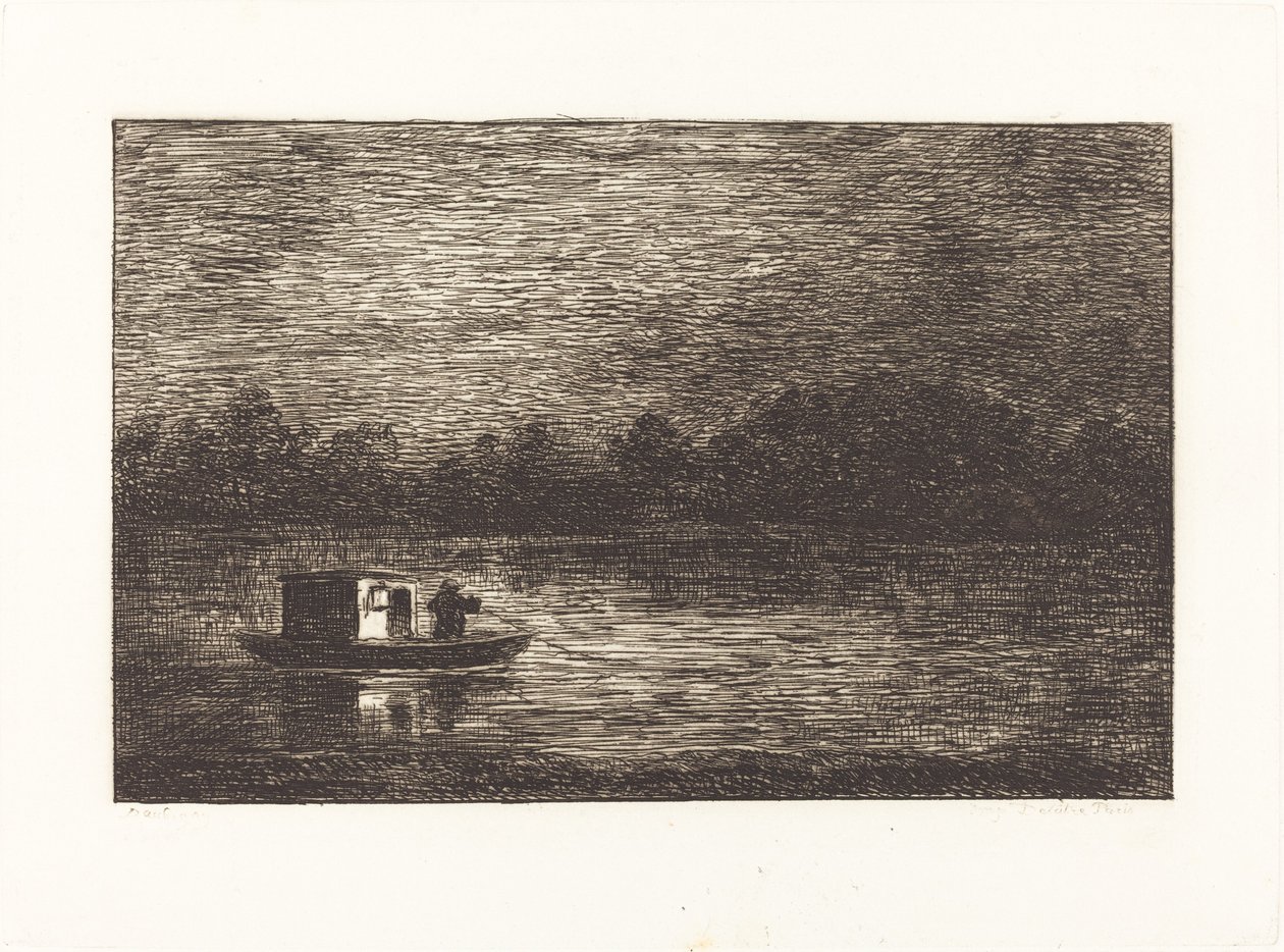 Viagem Noturna, 2ª Placa de Charles Francois Daubigny