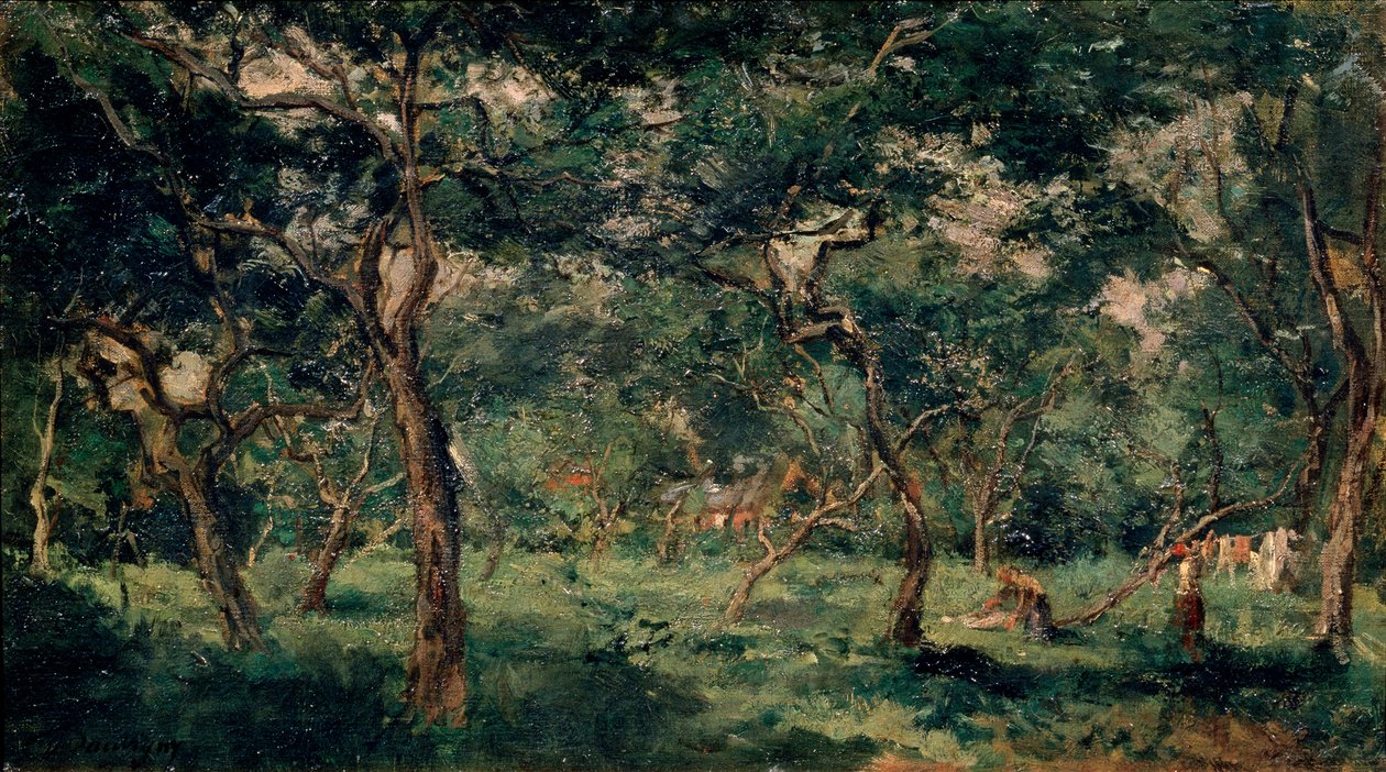 Olive Orchard, início da década de 1870 de Charles Francois Daubigny