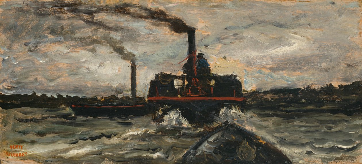 Barco de rio de Charles Francois Daubigny
