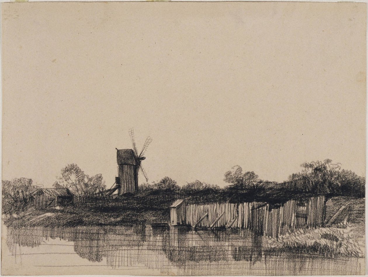 Cena na Holanda de Charles Francois Daubigny