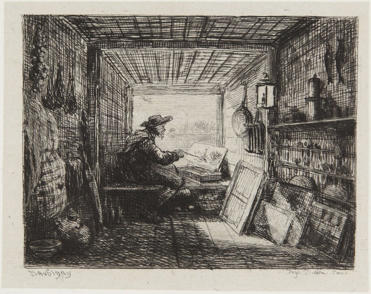 O ateliê-barco de Charles Francois Daubigny