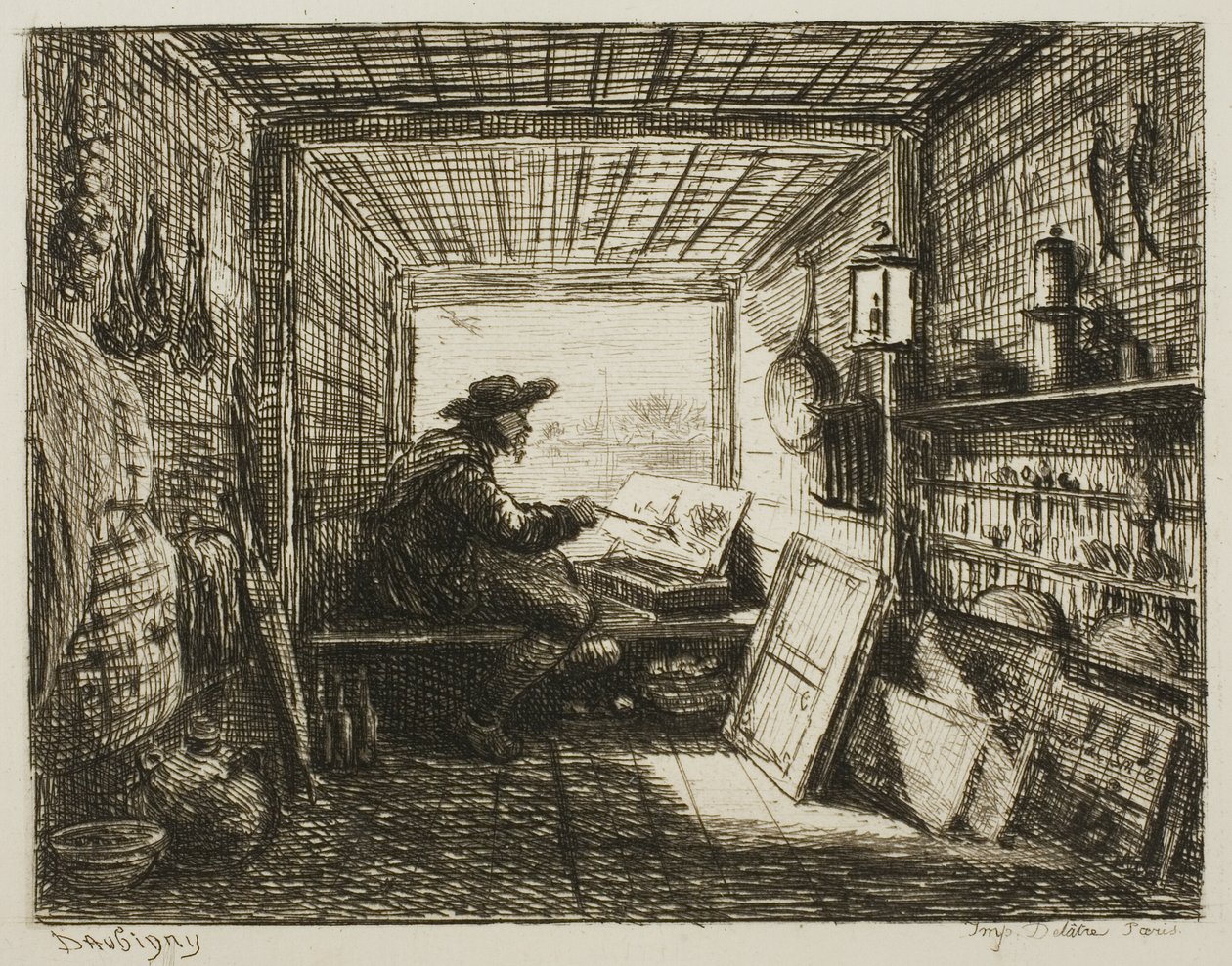 The Boat Studio, de The Boat Trip de Charles Francois Daubigny