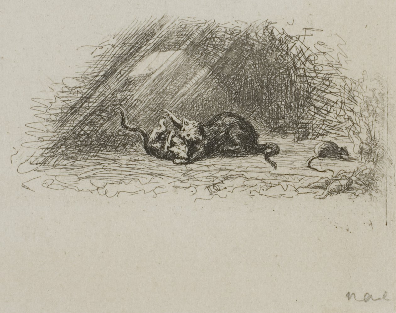 O Cedro do Líbano de Charles Francois Daubigny