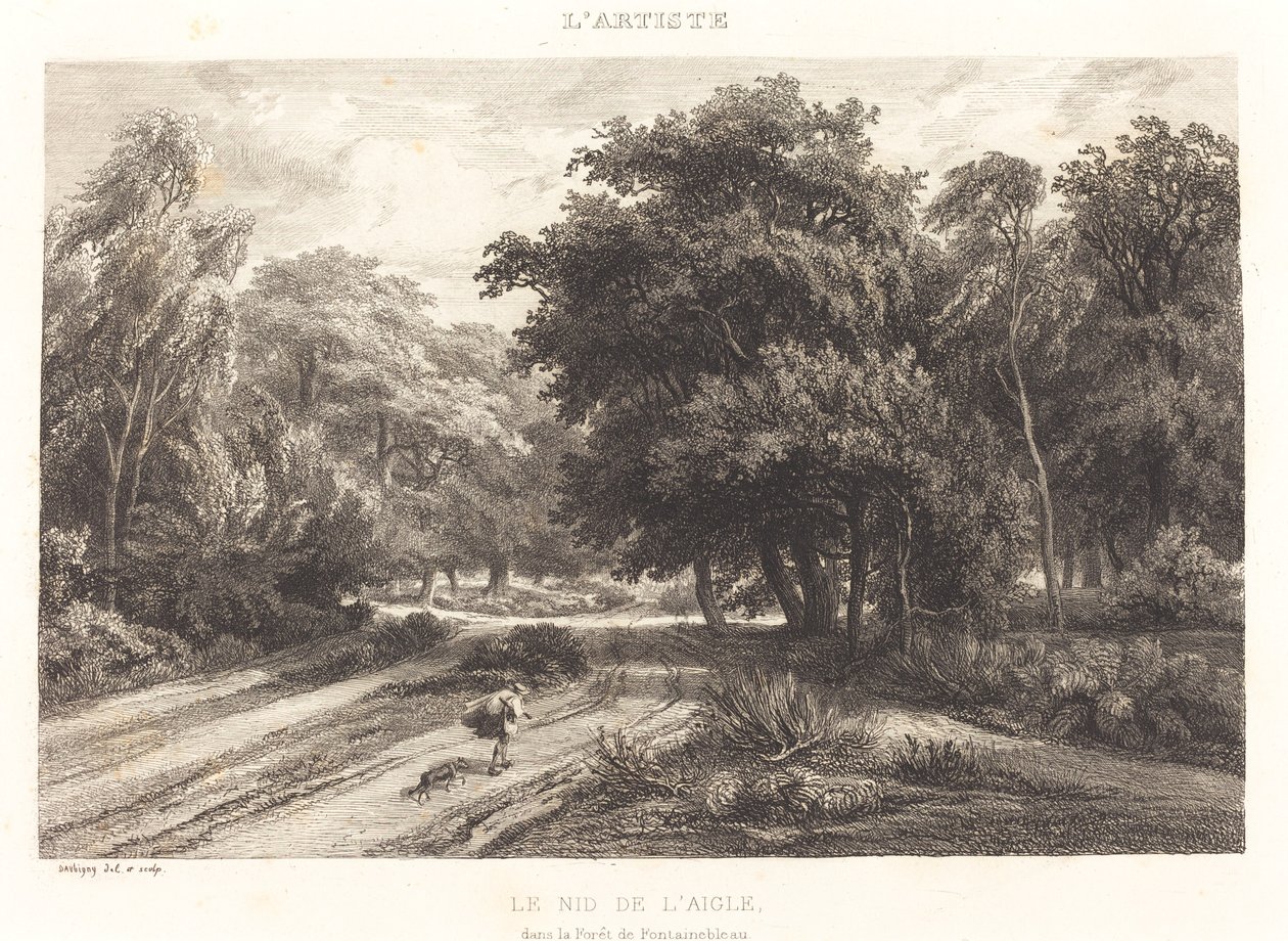 O Ninho da Águia na Floresta de Fontainebleau (Le nid de l