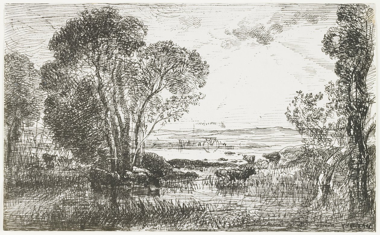 O motor hidráulico, 1862 de Charles Francois Daubigny