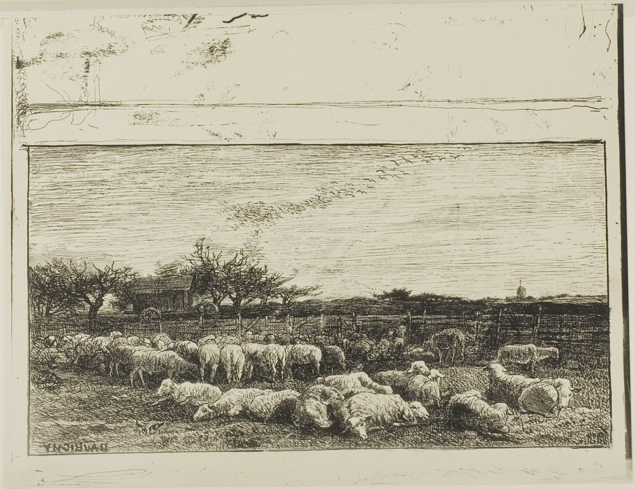O Grande Aprisco de Charles Francois Daubigny