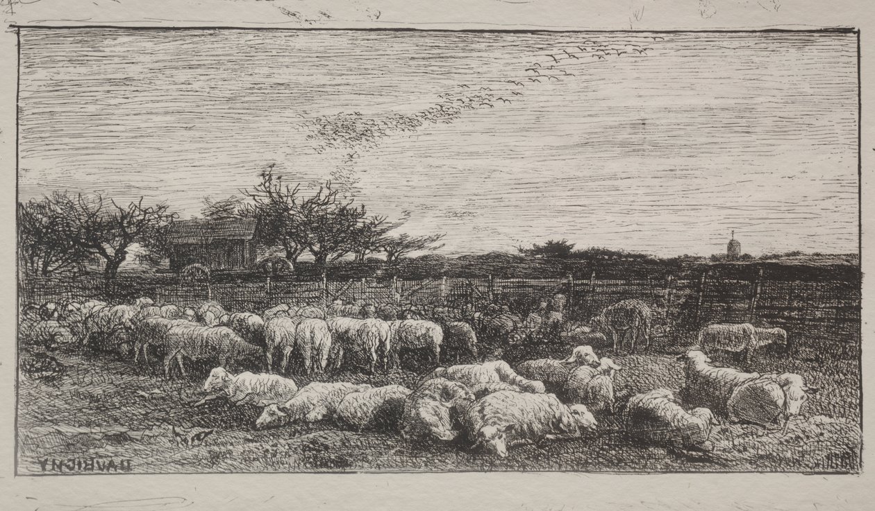 O Grande Aprisco de Charles Francois Daubigny