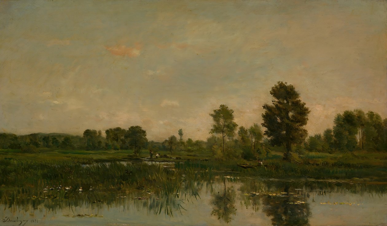 O pântano, 1871. de Charles Francois Daubigny
