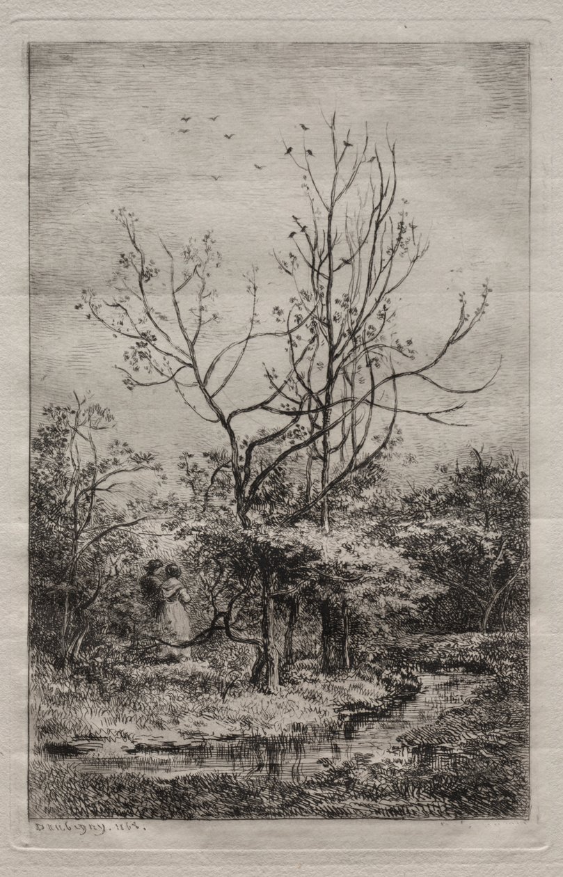 O pomar de Charles Francois Daubigny