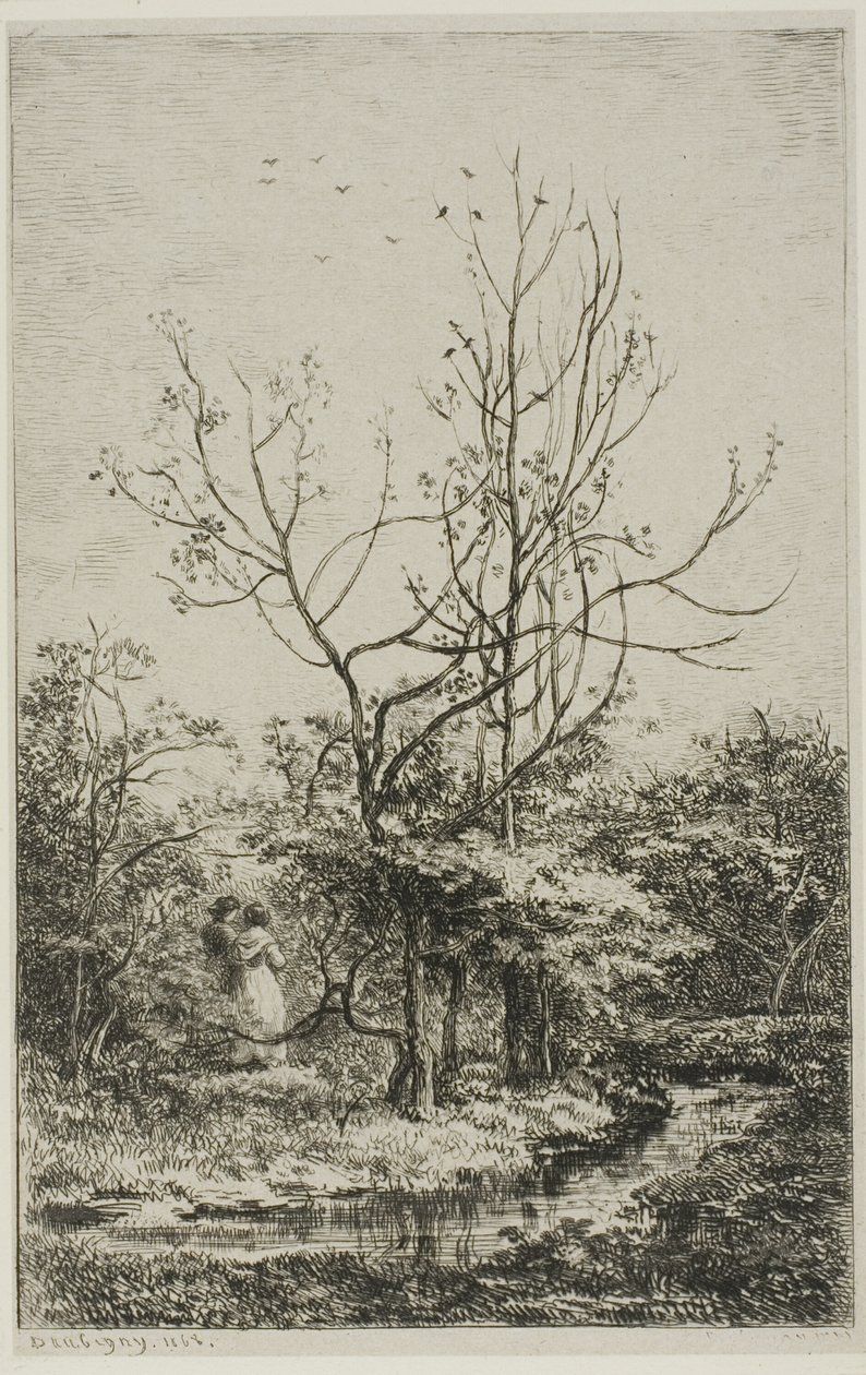 O pomar de Charles Francois Daubigny