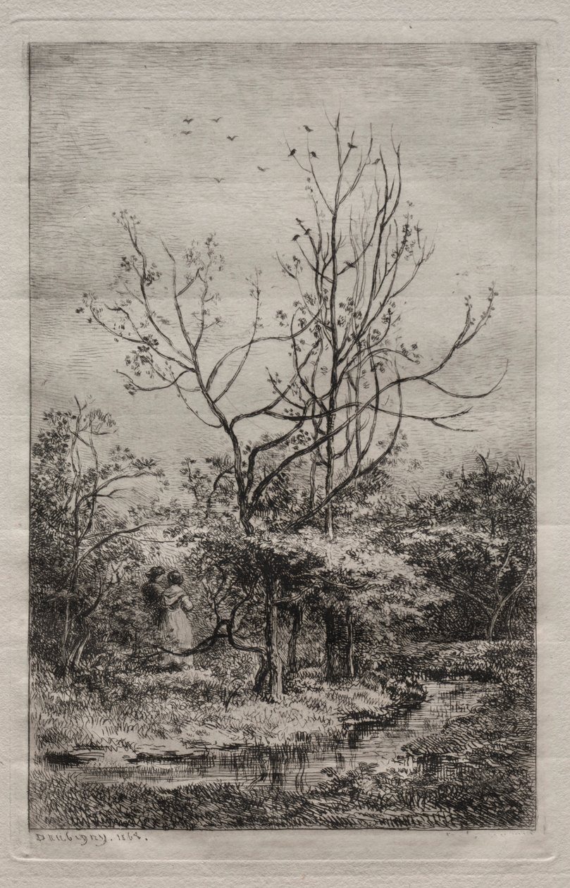 O pomar, 1868. de Charles Francois Daubigny