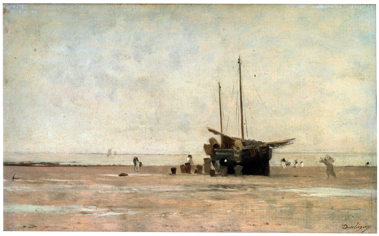 O litoral, final da década de 1860 e início da década de 1870. de Charles Francois Daubigny
