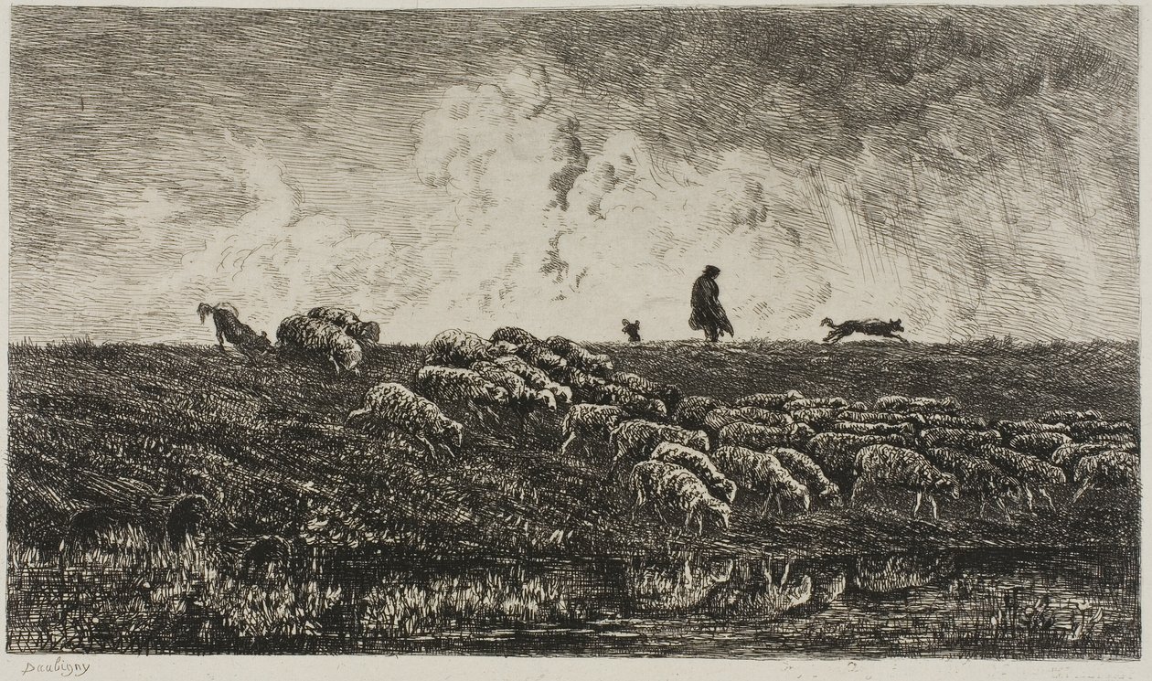 O banho de Charles Francois Daubigny