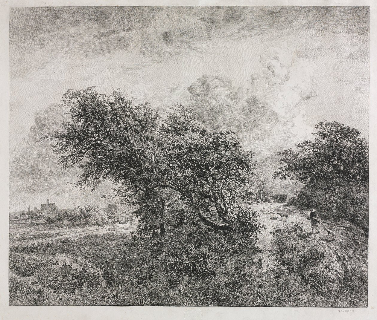 O Arvoredo, 1855. de Charles Francois Daubigny