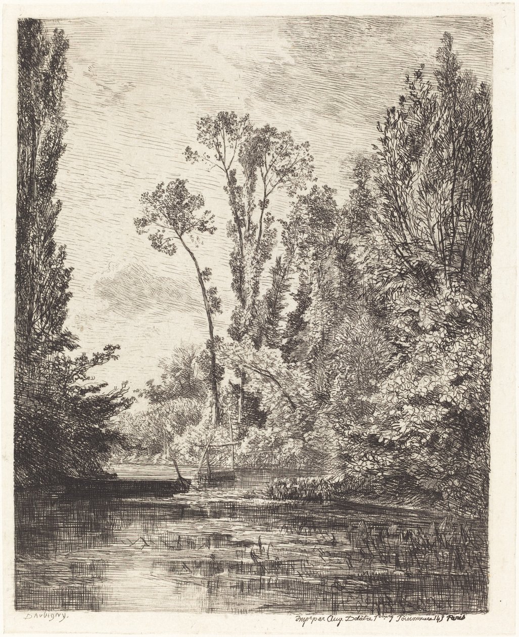 As Ilhas Virgens em Bezons de Charles Francois Daubigny