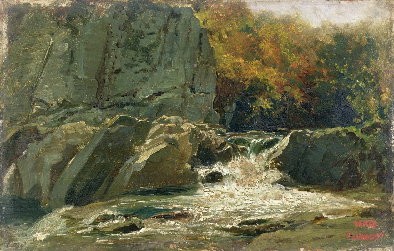 A cascata de Charles Francois Daubigny
