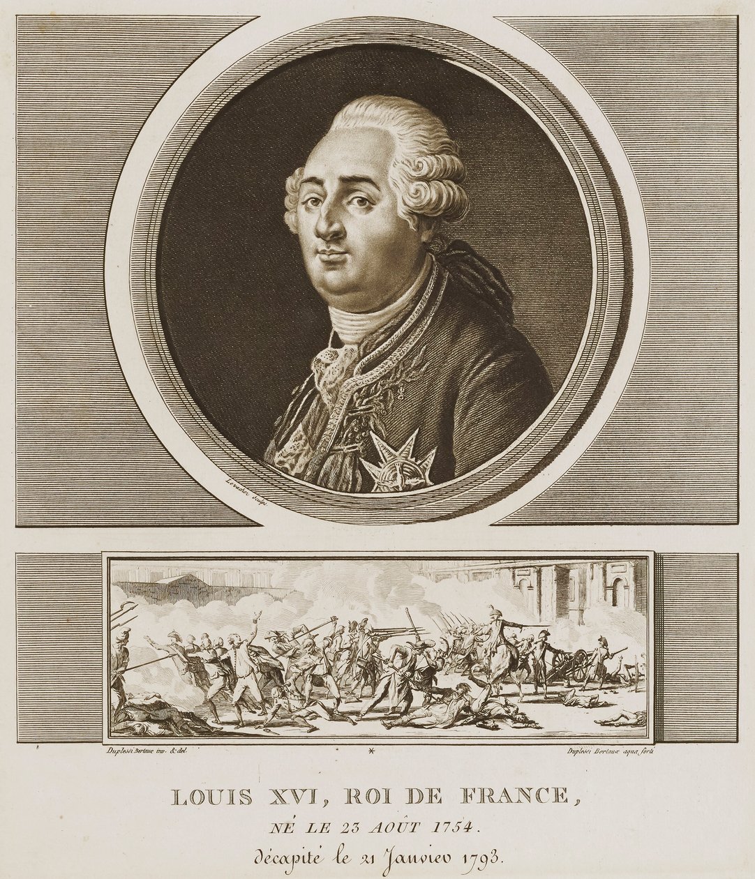 Luís XVI. Rei de França de Charles Francois Gabriel Levachez